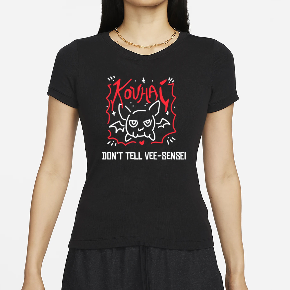 Veesensei Kouhai Don’T Tell Vee-Sensei T-Shirt 4 Veesensei Kouhai Don’T Tell Vee-Sensei T-Shirt