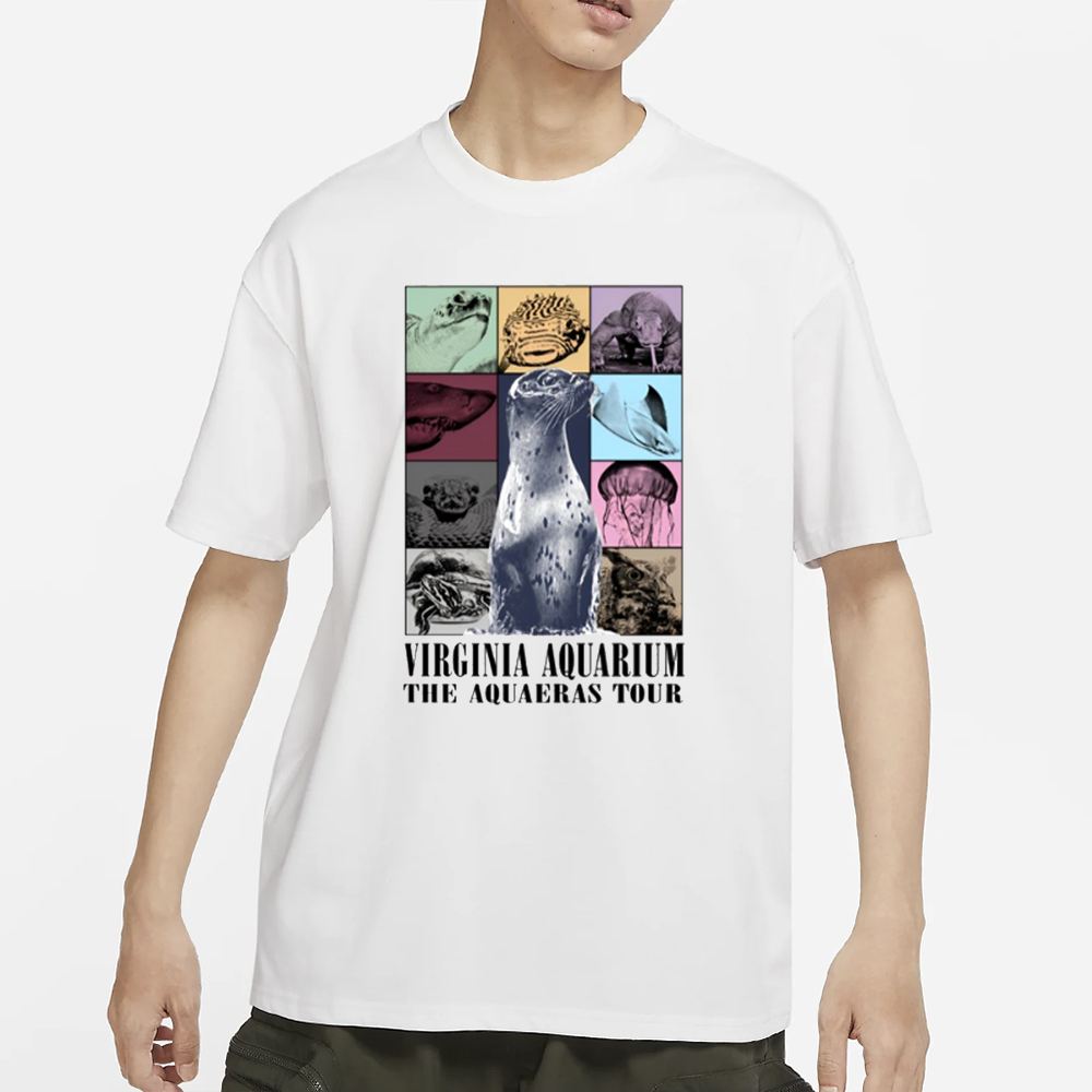 Virginia Aquarium The Aquaeras Tour T-Shirt 4 Virginia Aquarium The Aquaeras Tour T-Shirts