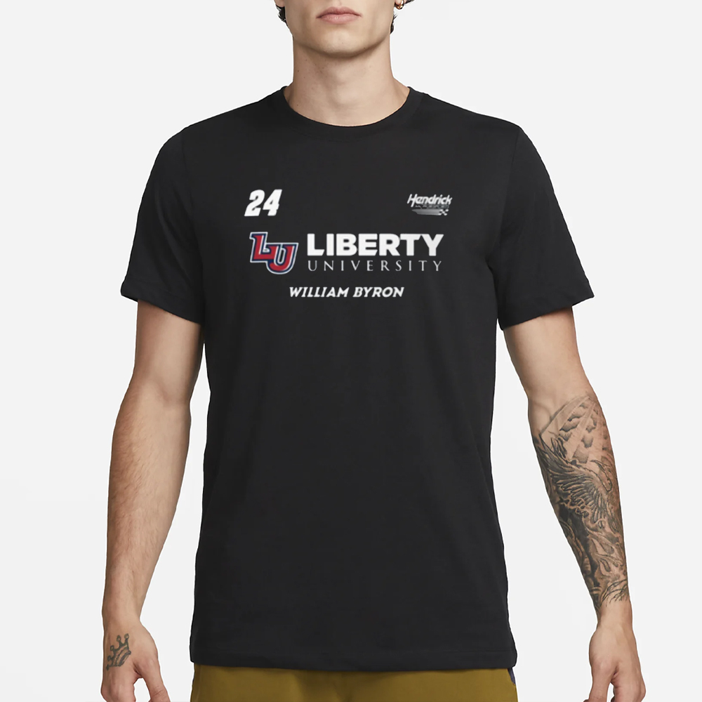 William Byron #24 Liberty Hendrick Motorsports T-Shirt 4 William Byron #24 Liberty Hendrick Motorsports T-Shirt1