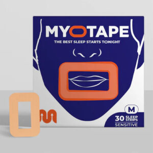 MyoTape sleep strip for adults, designed for sensitive skin and better sleep.
