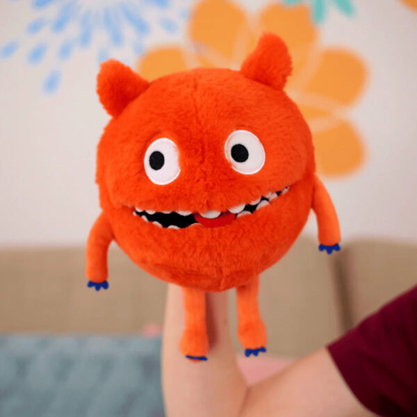 Fuzzle, the cheeky orange Speech Monster