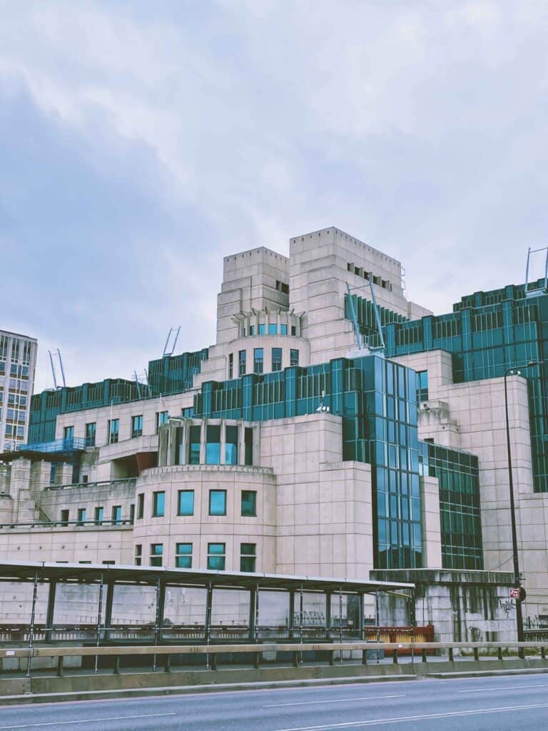 An image of the MI6 Headquarters / SIS Building