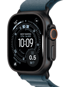 An image of the Apple Watch Ultra 3 black titanium. Apple Watch Ultra 3 is the best ADHD Watch for active lifestyles and durability.