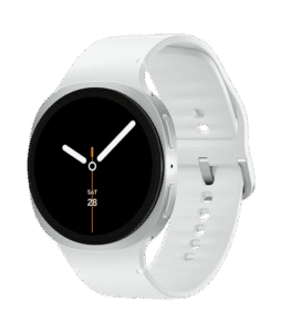 An image of the Samsung Galaxy Watch 8 Silver. The Samsung Galaxy Watch 8 is the best ADHD watch for Android users.