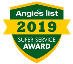 angies list 2019 super service award logo