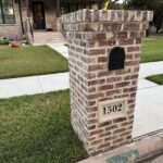 Brick Mailbox German Smear Construction