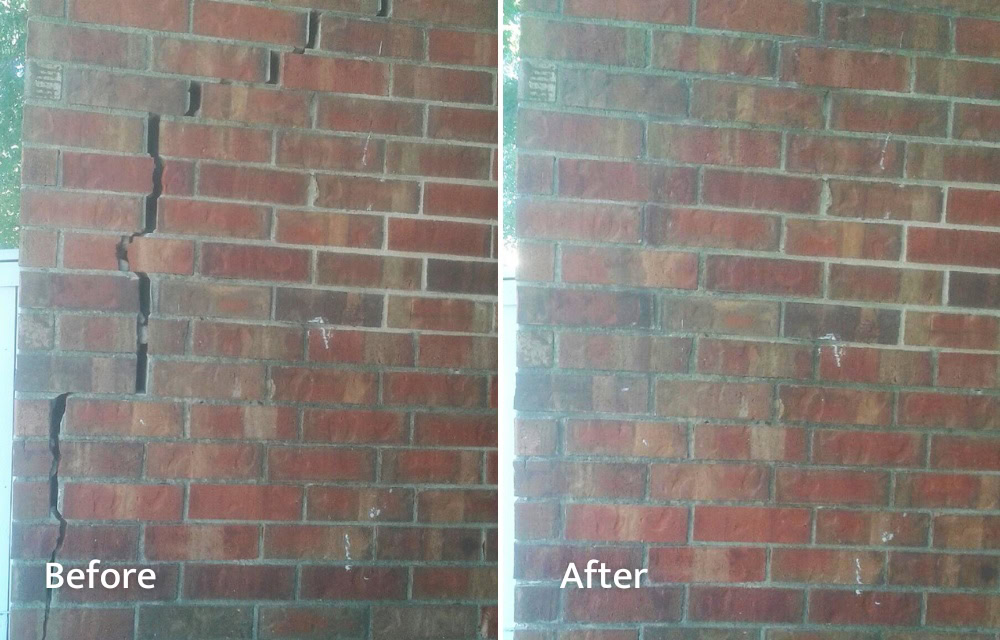 Large Crack Repair Before and After