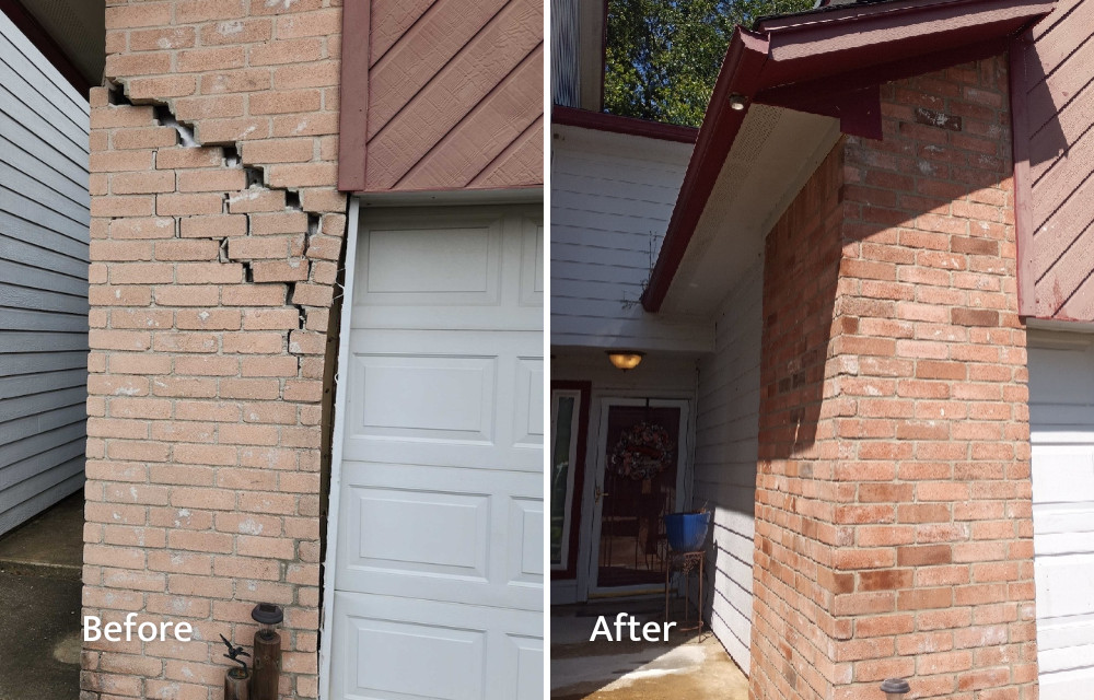 Crack Repair Before and After