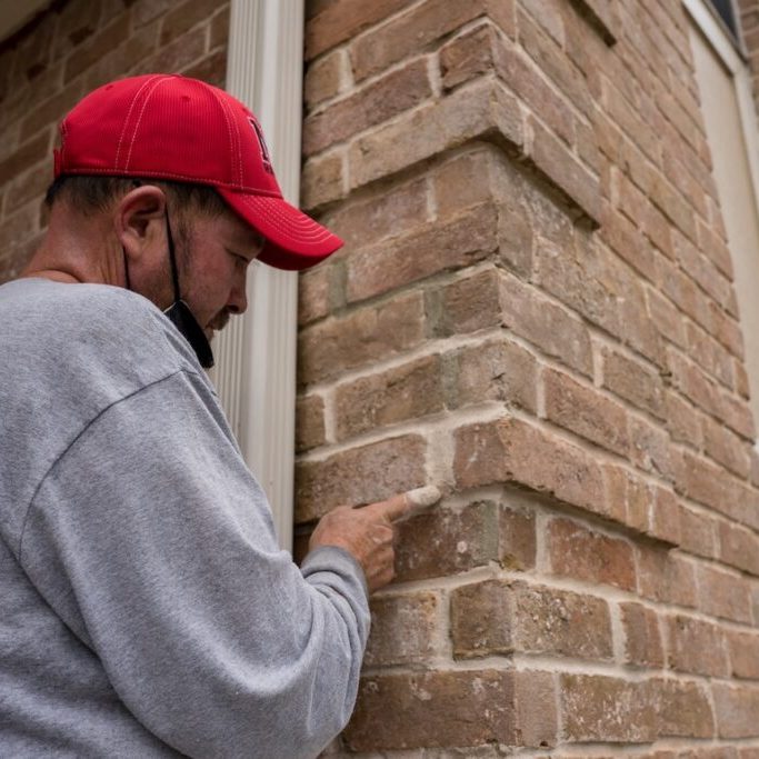 Brick Restoration Mason Repairing Mortar brick restoration mason repairing mortar