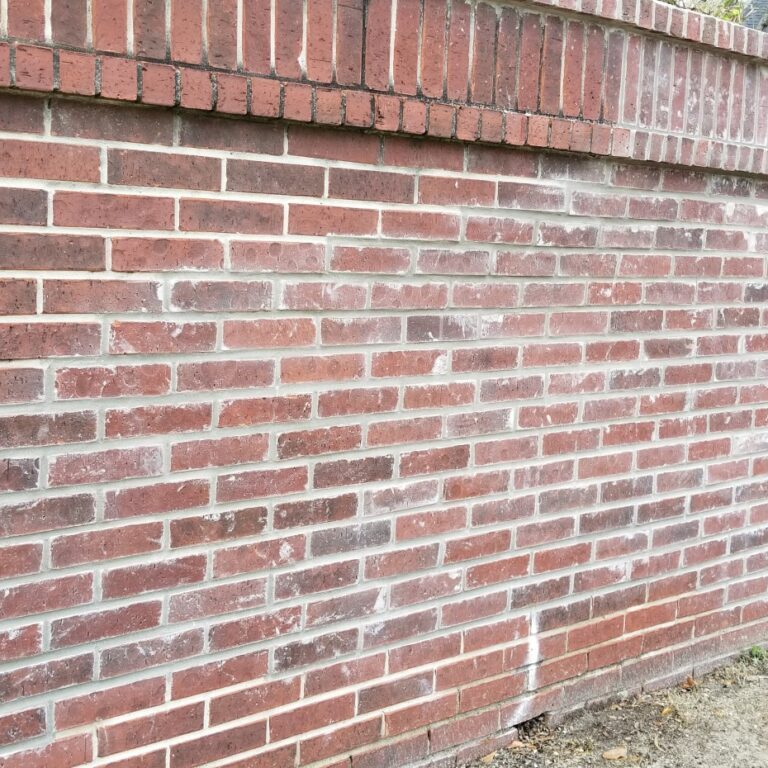 Brick Wall With Efflorescence Brick Wall With Efflorescence