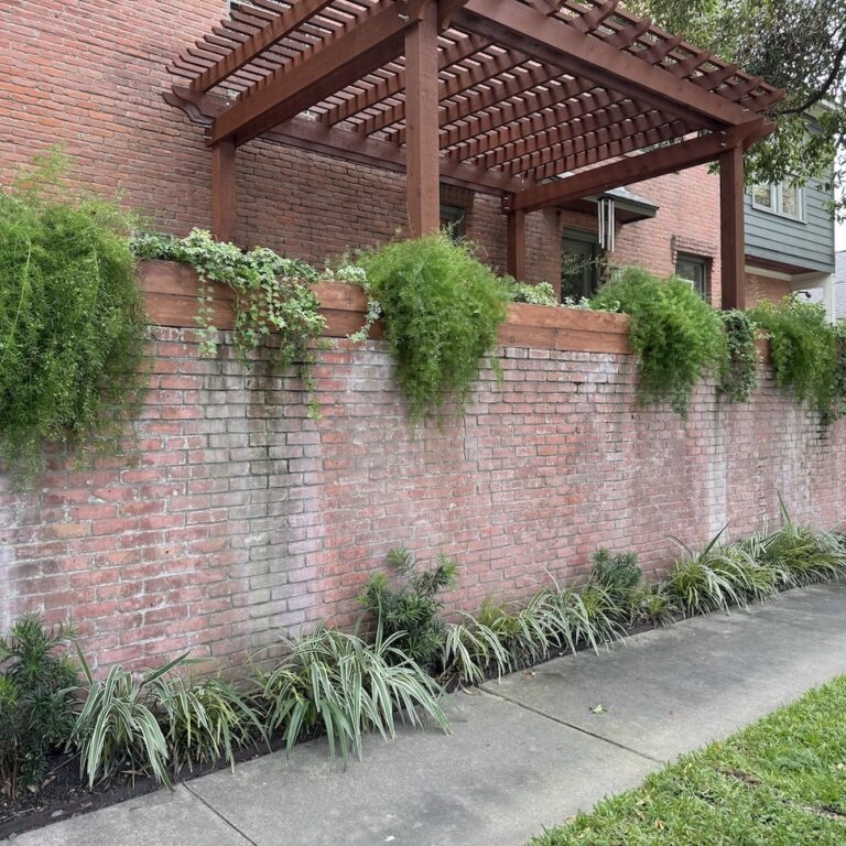 Brick Wall with Staining brick wall corrective staining