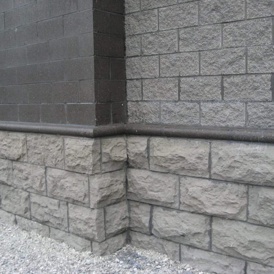 CMU and Stone Wall CMU and Stone Wall