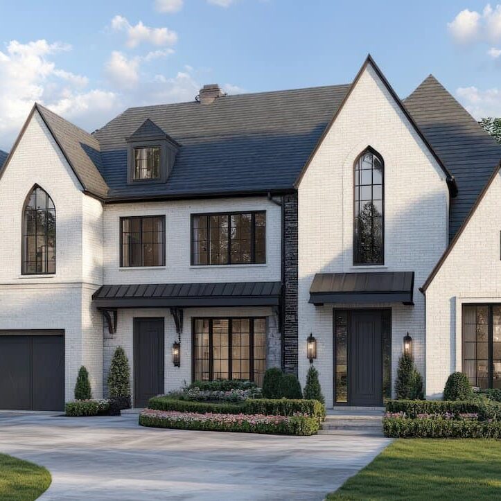 Home Exterior With Decorative Wash home exterior with decorative wash on brick