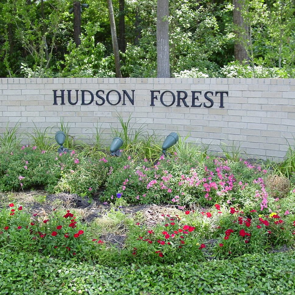 Hudson Forest Community Monument Sign Hudson Forest Community Monument Sign