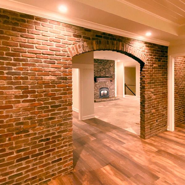 Interior Brick Veneer Wall WIth Arch Interior Brick Veneer Wall WIth Arch