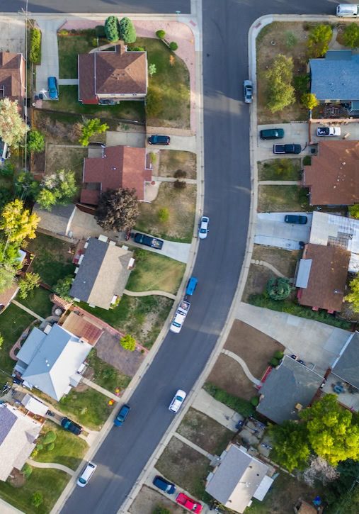 Neighborhood Community community neighborhood aerial view