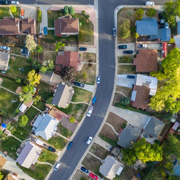 Neighborhood Community community neighborhood aerial view