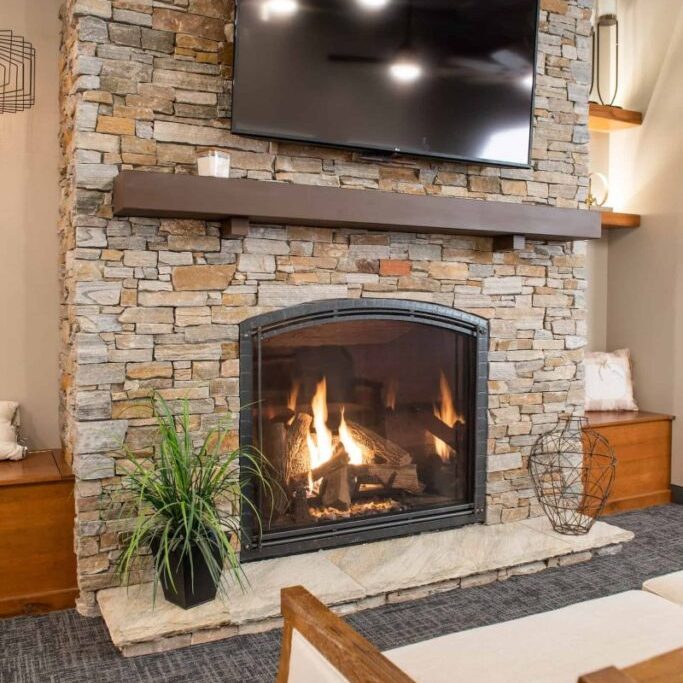 Stone Fireplace Remodel Stone Fireplace Remodel