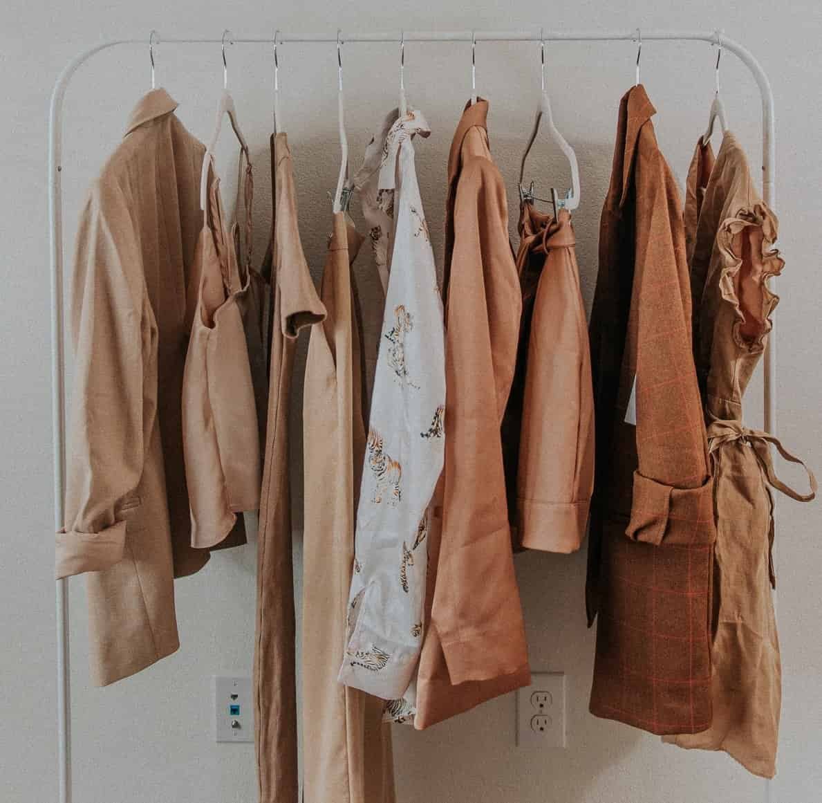 how to style a clothing rack 6