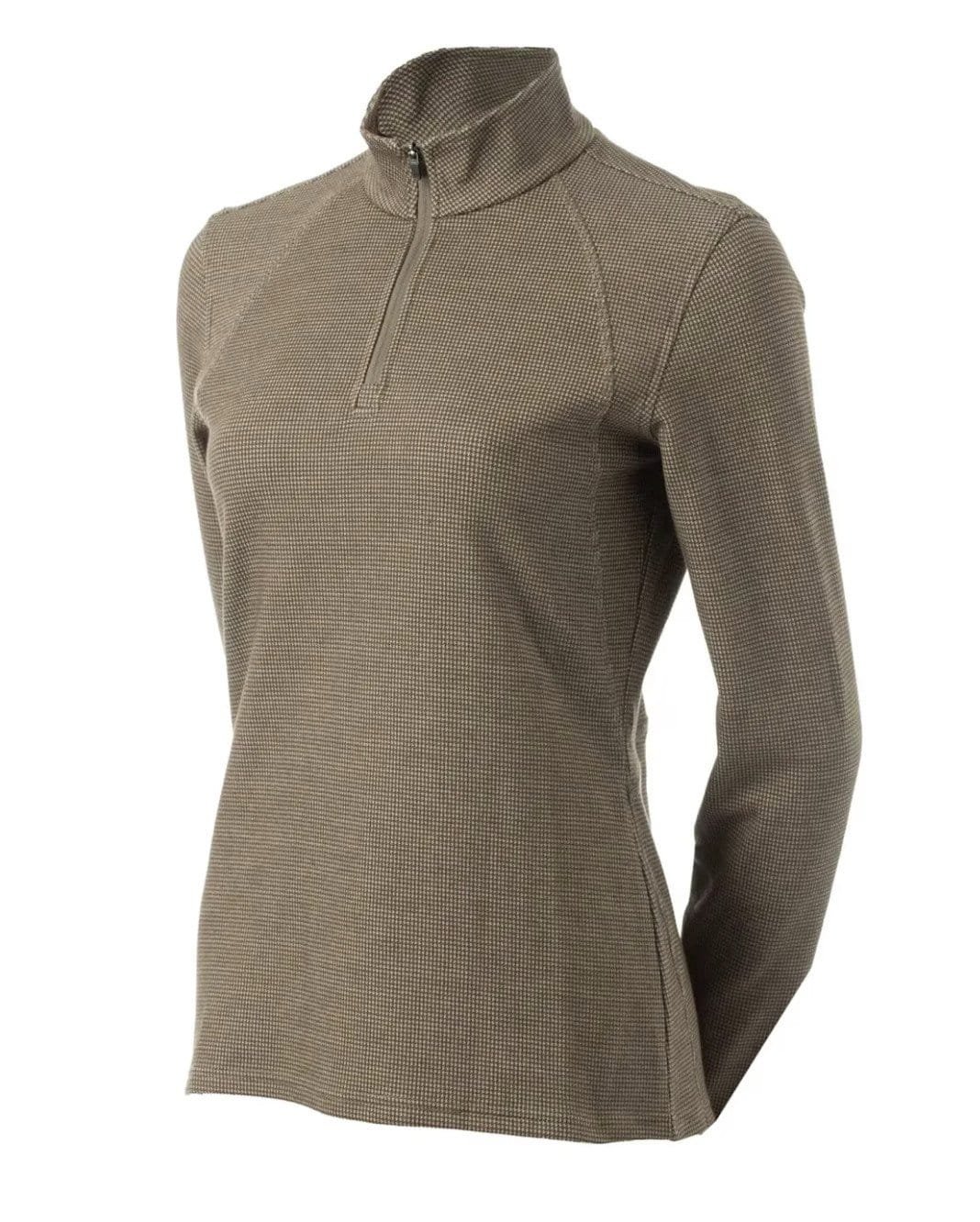 Equinavia Lara Womens Houndstooth Quarter Zip
