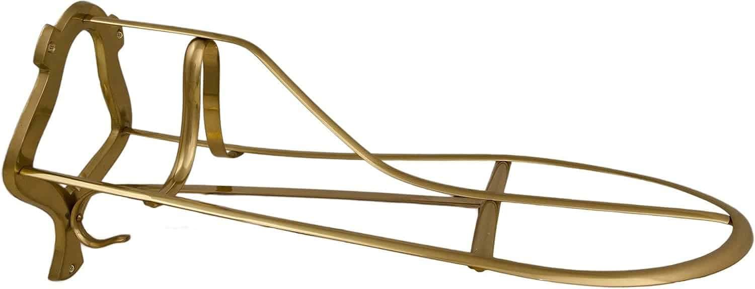 Brass Saddle Rack