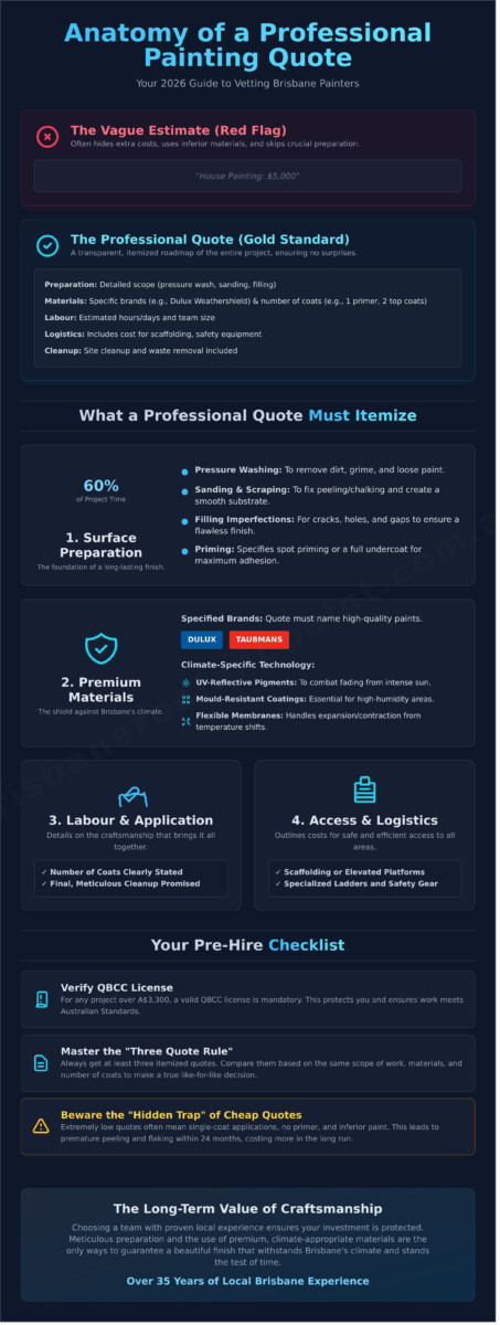 Domestic Painting Quotes Brisbane: 2026 Cost Guide & Expert Tips - Infographic