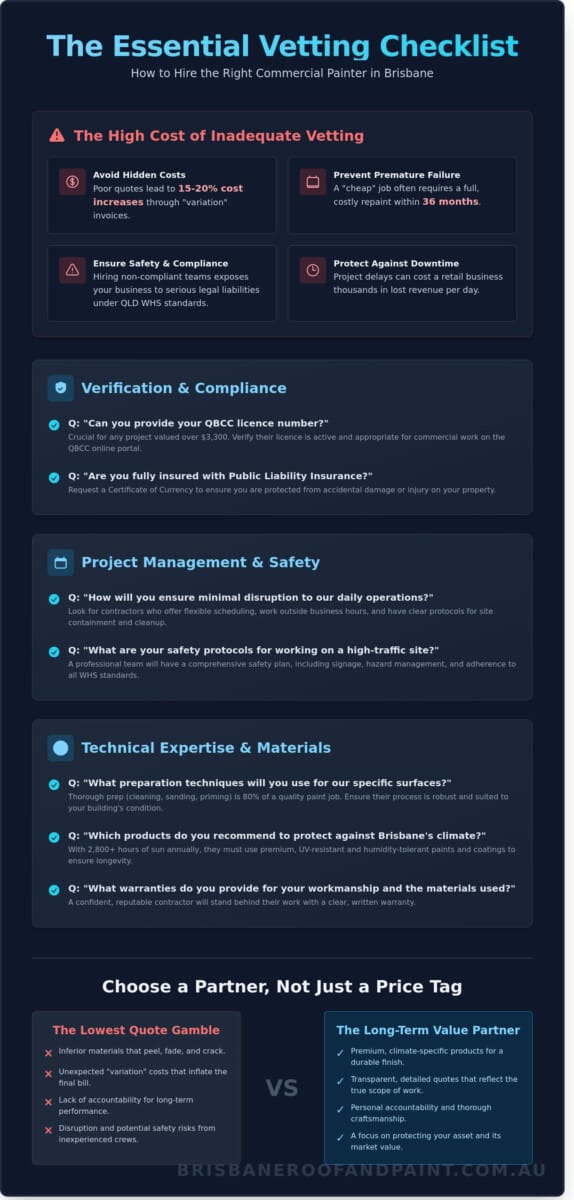 Hiring the Best: 15+ Essential Questions to Ask a Commercial Painter in 2026