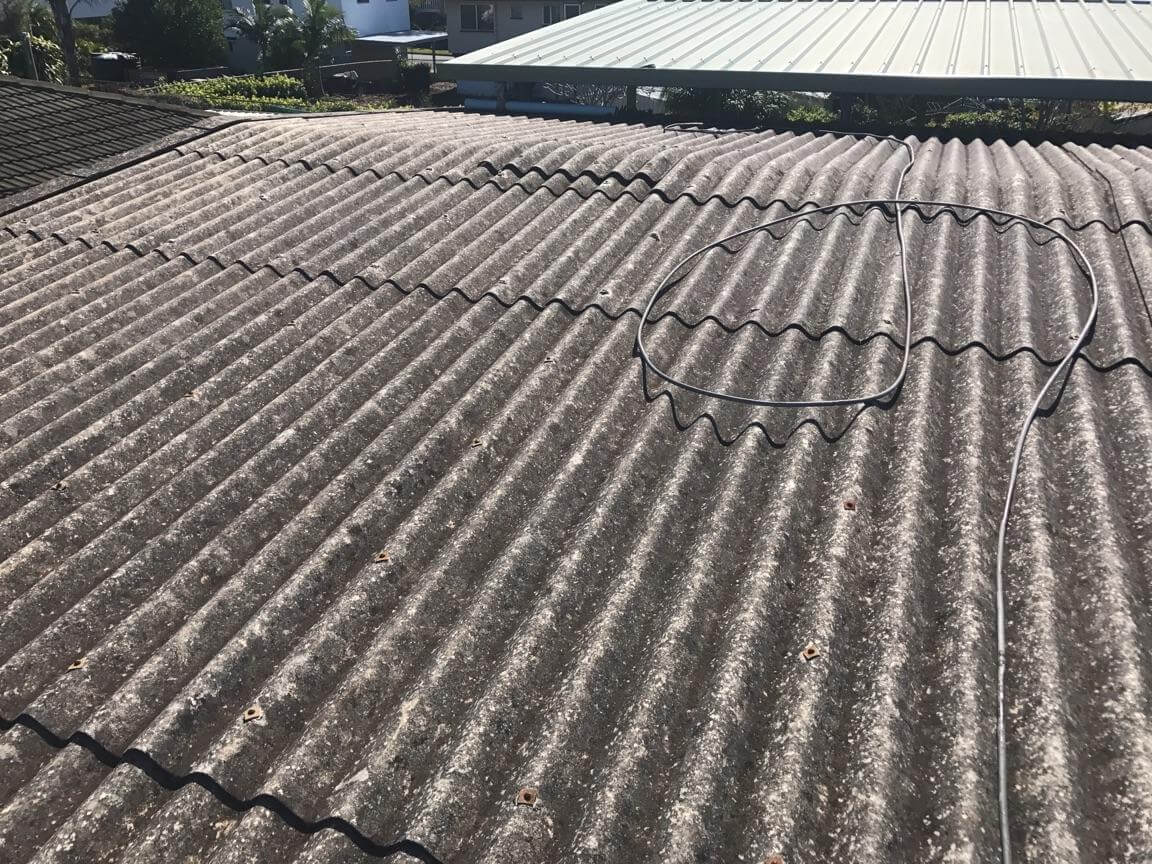 Before-Fibro Roofs
