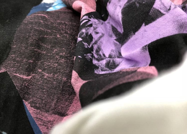 Water-based inks screen print
