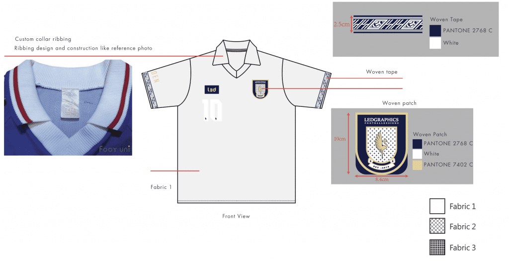 Tech Pack For Polo T-Shirt - tech packs