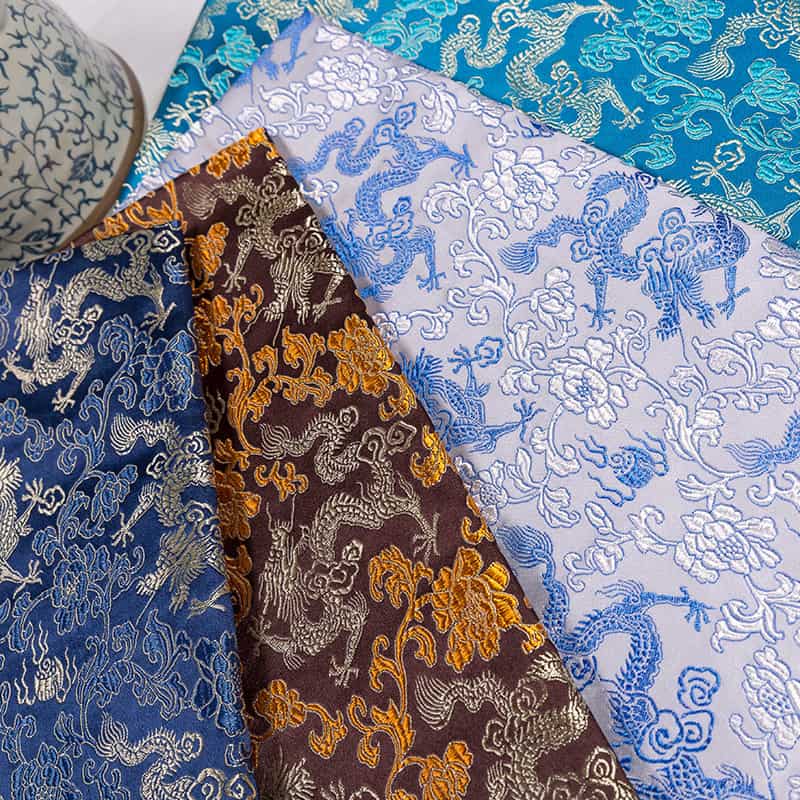 Dragon motifs patterns brocade