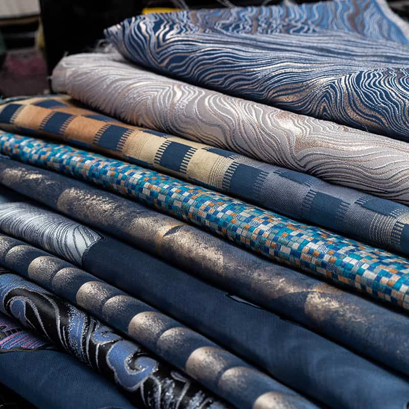 Different types of brocade textiles