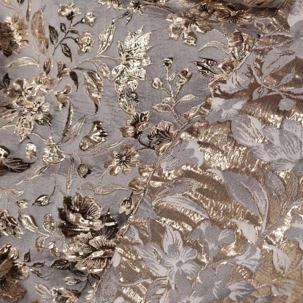 Floral Pattern Brocade Jacquard Fabric