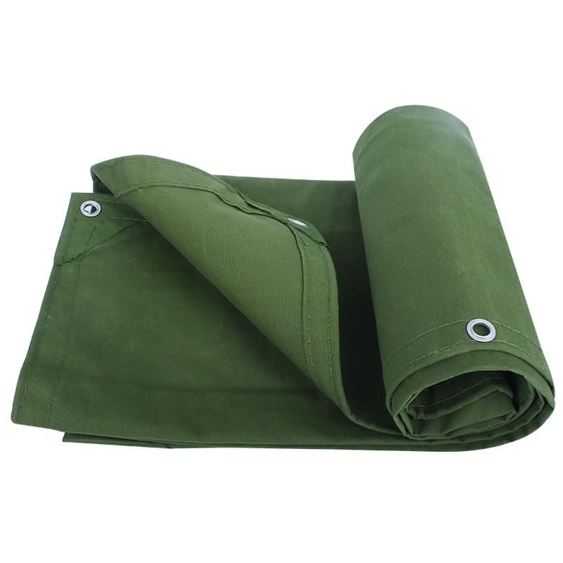 Green Canvas Tarpaulin Fabric Sheet