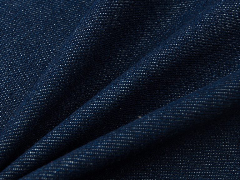 Dark blue denim fabric