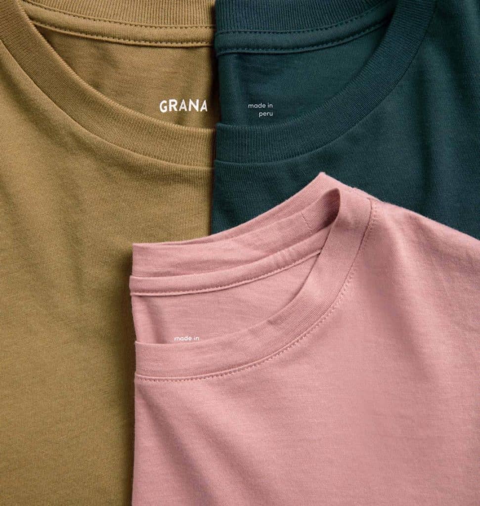 Pima Cotton T-Shirts in various colours