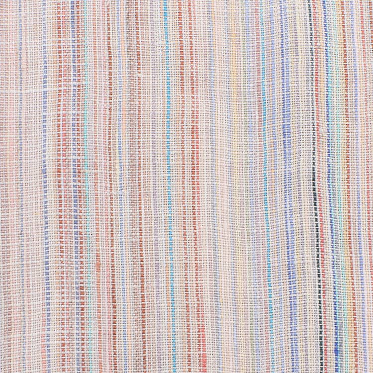 Colourful linen fabric
