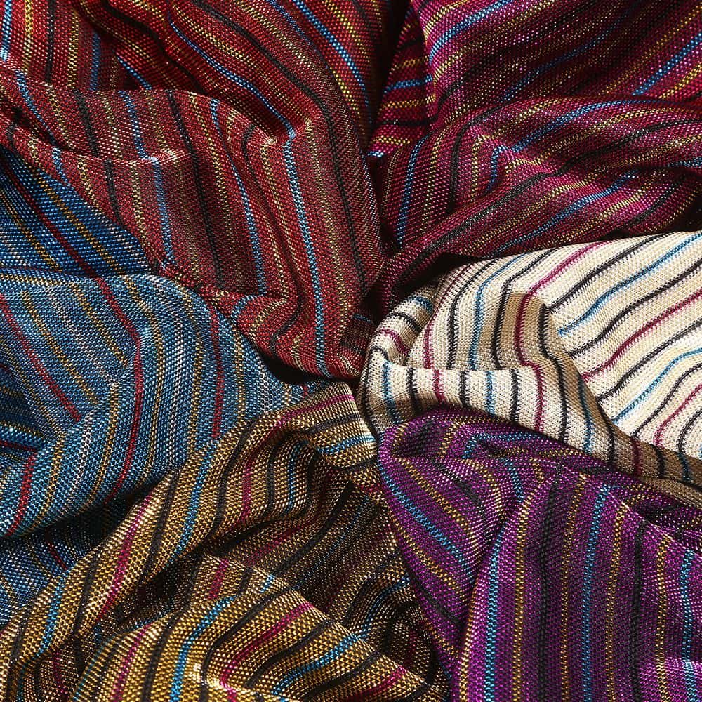 Multicoloured lurex fabric