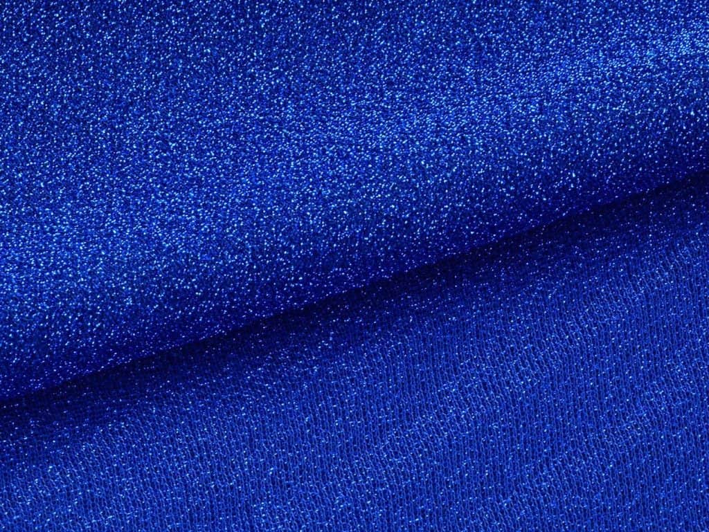 Blue lurex fabric