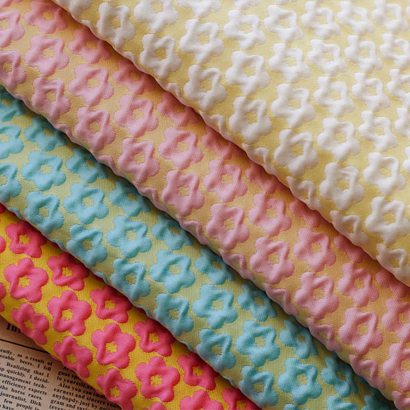 Matelasse Jacquard Fabrics in various colours