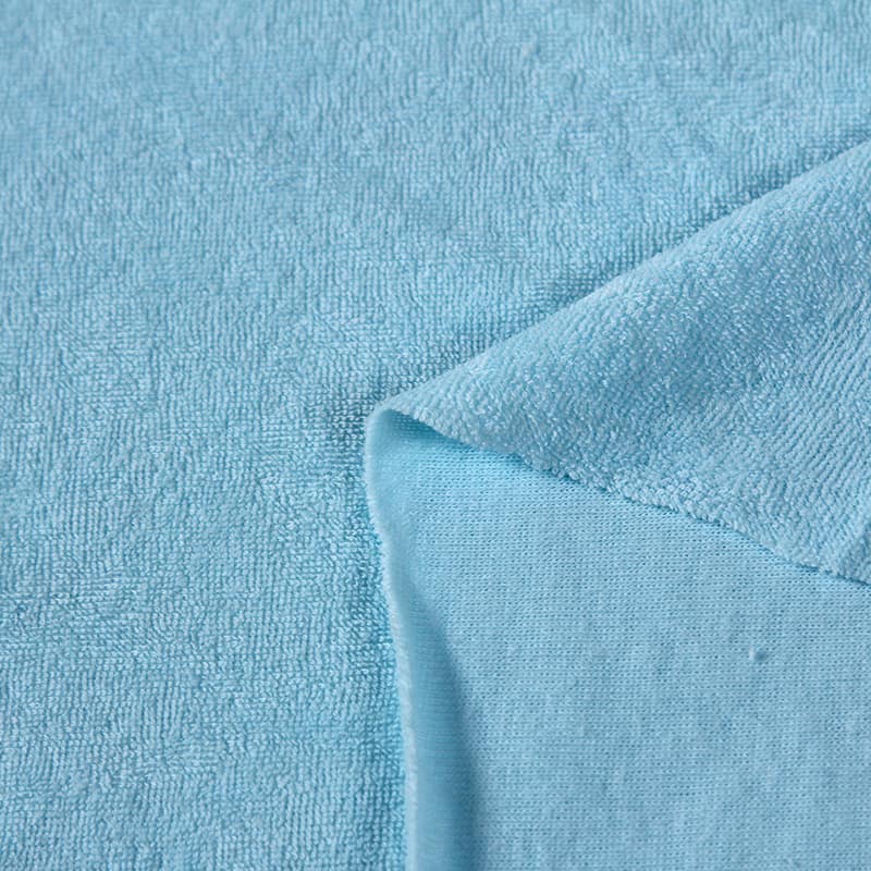 Baby blue Microfiber Polyester Fabric