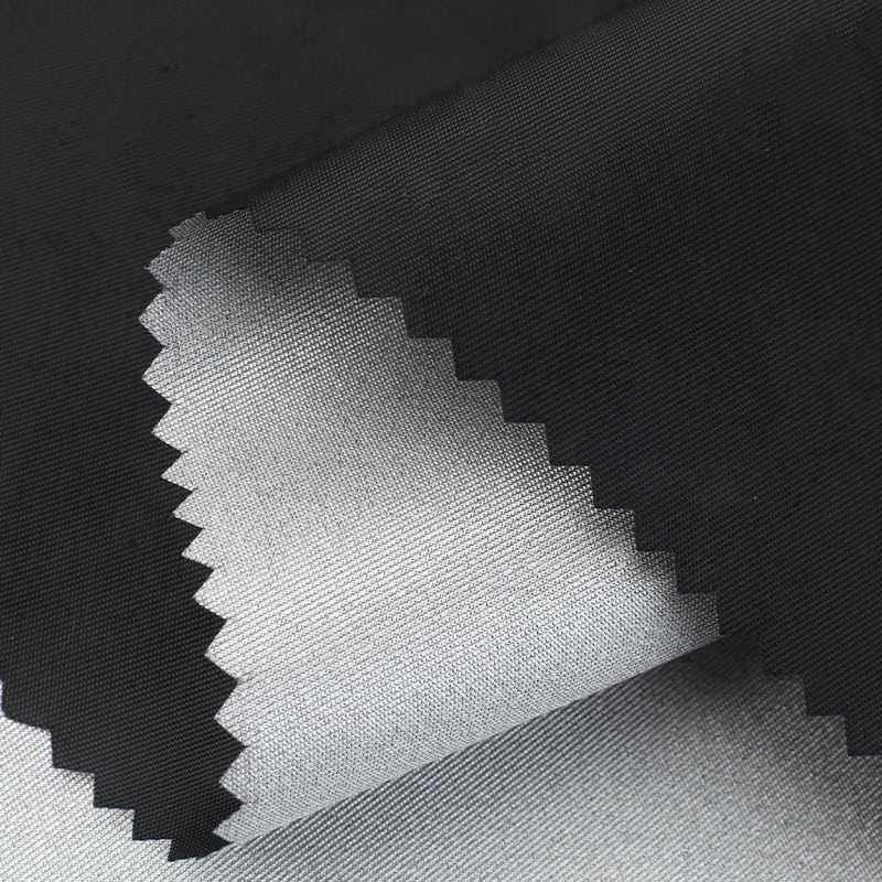 Black nylon drill fabric
