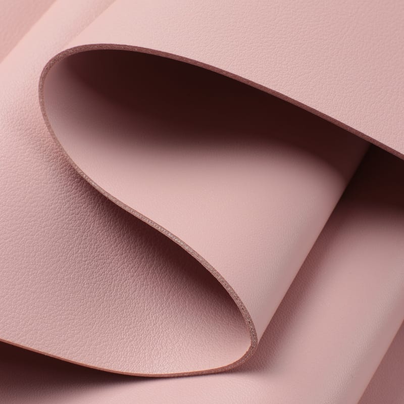 Thick Pink PU Leather fabric