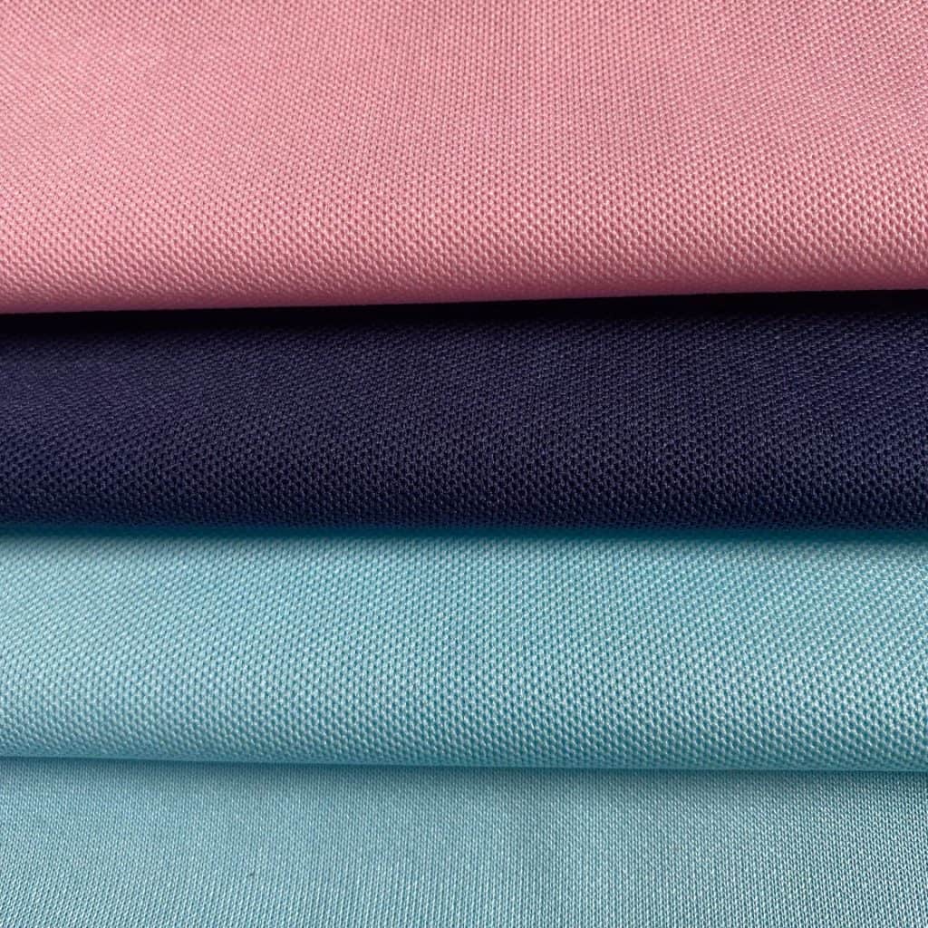 Cotton Pique fabric in different colours