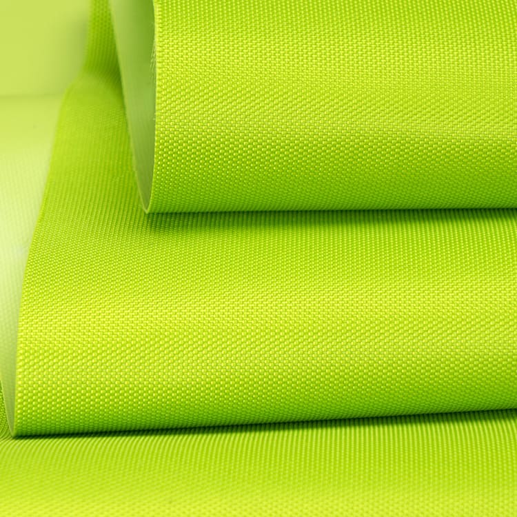 Neon Green Buckram Plain Weave Fabric