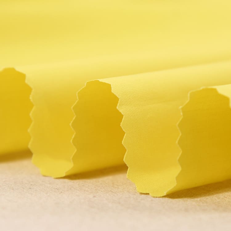 Yellow Poplin Fabric