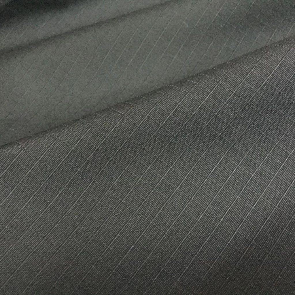 Black ripstop fabric
