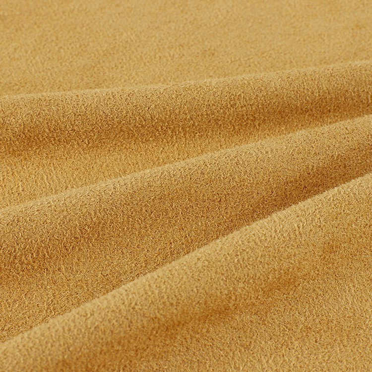 Yellow Suede Fabric