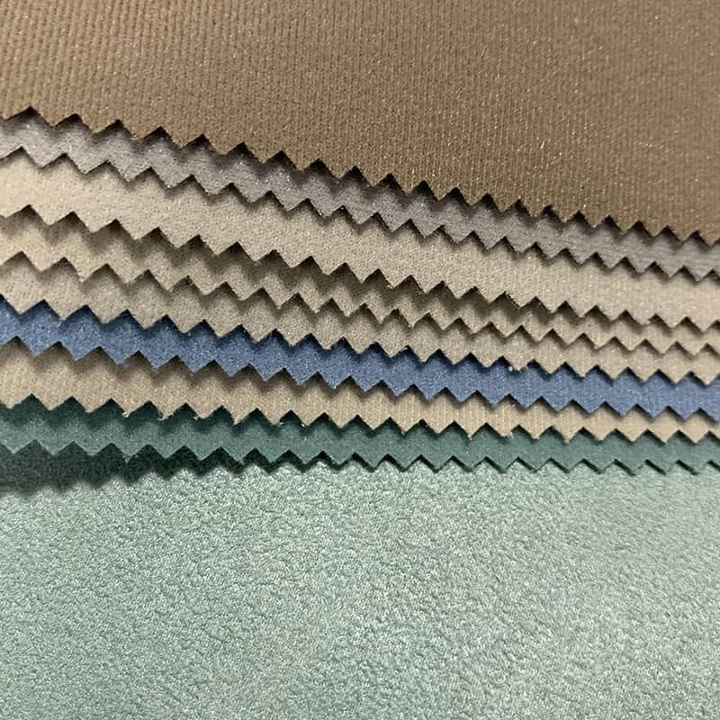 Suede Fabrics In Different Colours