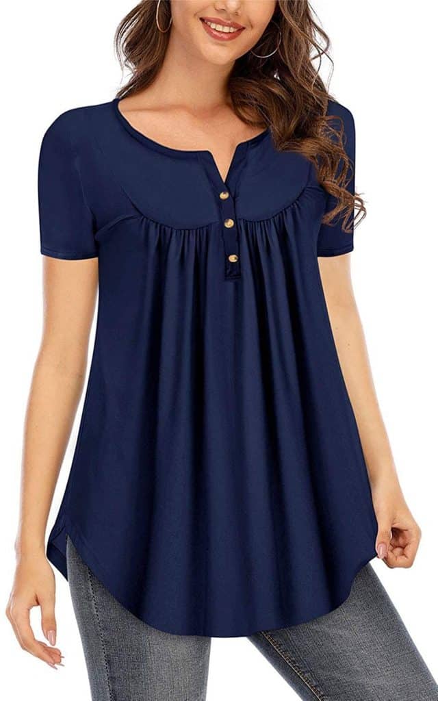 Button-Up Blouses Tops